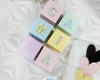 Imagem 4 - Cubo com Letra em mdf Colorido Candy Color Kit com 6un