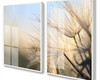 Imagem 1 - Quadro Decorativo Neutro com Vidro e Moldura Dente de Leão