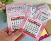 Imagem 1 - Mini Calendário 2023- Outubro Rosa
