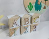 Imagem 2 - Cubo Dado Abc Pinos em mdf - Kit com 6un