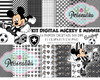 Imagem 1 - Kit Digital Mickey E Minnie Botafogo