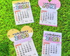 Imagem 2 - Mini Calendário com Imã- 2024