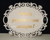 Imagem 2 - Placa Oval Personalizada com Texto Aplicado