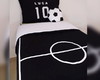 Imagem 2 - Edredom Futebol | Algodão | Cama Viúva | Preto e Branco