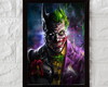 Imagem 1 - Batman, Coringa, Nerd, Geek, Quadro com Moldura 33x24cm