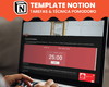 Imagem 1 - Template Notion - Técnica Pomodoro