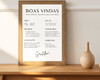 Imagem 2 - Quadro de Boas-vindas Airbnb, Template Canva Editável