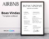 Imagem 1 - Cartão de Boas-vindas para Hóspedes Airbnb para Imprimir