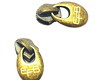 Imagem 2 - Cursor Personalizado Ouro Velho Gota Peq Numero 05 com 10 un
