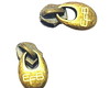 Imagem 2 - Cursor Personalizado Ouro Velho Gota Peq Numero 05 com 10 un