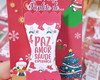 Imagem 1 - Card com Bala Natal (vermelho com Branco)