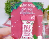 Imagem 3 - Card com Bala Natal (vermelho com Branco)