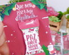 Imagem 4 - Card com Bala Natal (vermelho com Branco)