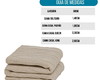 Imagem 3 - Kit Peseira de Trico Decorativa para Cama Casal Queen 230x60