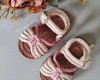 Imagem 3 - Sandalia de Croche Bebe 4 Pares