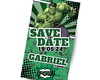 Imagem 3 - Convite Save The Date Hulk