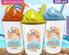 Imagem 1 - Copo Chantilly Personalizado a Arca de Noé Aquarela - 500 ml