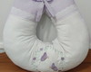 Imagem 1 - Almofada Amamentação Borboletas Floral Encanto Lilás Meninas