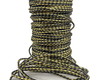 Imagem 2 - Cordão Couro Trançado 4 mm 10 mm - Dourado com Azul