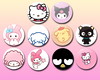 Imagem 1 - 10 Bottons Hello Kitty