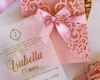 Imagem 2 - Convite Rendado Realeza Rose