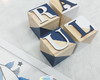 Imagem 4 - Cubo Nome Dado com Nome do Bebe - Pinus Kit com 5un