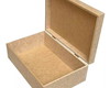 Imagem 1 - Caixa Retangular Lisa com Dobradiça 20x12x7 mdf Madeira