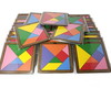 Imagem 1 - Tangram mdf 10x10 cm (com Base) 200 Unidades Cores Sortidas