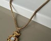 Imagem 1 - Colar com Pingente Urso com Strass Semijóia