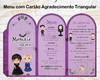 Imagem 1 - Menu Triangular com Agradecimento Digital Wandinha