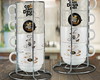 Imagem 1 - Kit com 4 Xícaras com Suporte - Café com Deus Pai