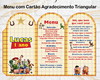 Imagem 1 - Menu Triangular com Agradecimento Digital Toy Story