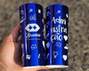 Imagem 2 - Copos Long Drink Metalizado Azul Escuro - Administração