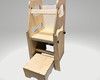 Imagem 3 - Torre de Aprendizagem 3 em 1 com Revestimento