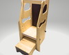 Imagem 5 - Torre de Aprendizagem 3 em 1 com Revestimento