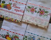 Imagem 3 - Kit 12 Panos de Prato Ponto Cruz Sortidos Bordado Inglês.