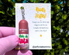 Imagem 1 - Card com Chaveirinho com Mini Gloss- Boas Festas