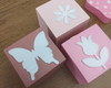 Imagem 1 - Coleção Jardim Encantado Cubos com Flores - Kit com 3 un