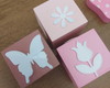 Imagem 3 - Coleção Jardim Encantado Cubos com Flores - Kit com 3 un