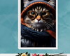 Imagem 3 - Quadro Gato com Cachecol e Óculos de Inverno, com Um Visual