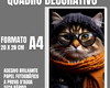 Imagem 1 - Quadro Gato com Cachecol e Óculos de Inverno, com Um Visual
