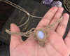 Imagem 1 - Headband em Macramê com Opalina