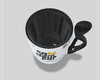 Imagem 4 - Caneca Café com Deus Pai com Colher - Preto