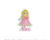 Imagem 1 - Patch Bordado Princesa Aurora Bela Adormecida com Nome Cod2