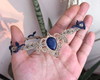 Imagem 1 - Headband em Macramê com Lápis Lazuli