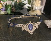 Imagem 2 - Headband em Macramê com Lápis Lazuli