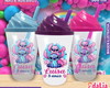 Imagem 1 - Copo Chantilly Personalizado Stitch & Angel - 300 ml