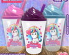 Imagem 1 - Copo Chantilly Personalizado Unicórnio Mod. 5 - 500 ml