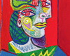Imagem 1 - Quadro Clássico de Pablo Ruiz Picasso - Mulher com Rede de P