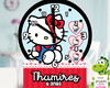 Imagem 5 - Relógio de Mesa | Hello Kitty